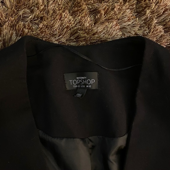 Topshop Open Front Maternity Blazer - Picture 3 of 4